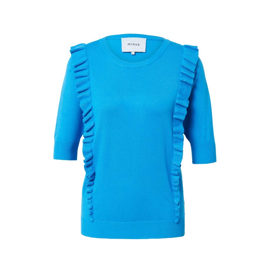 Minus minus Trui Vesia azuur -