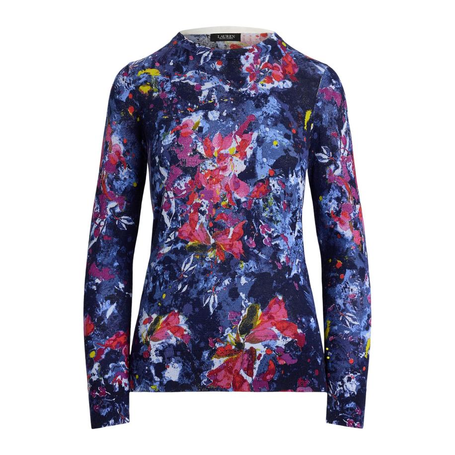 Lauren Ralph Lauren Lauren Ralph Lauren Trui nachtblauw / donkerblauw / limoen / fuchsia -