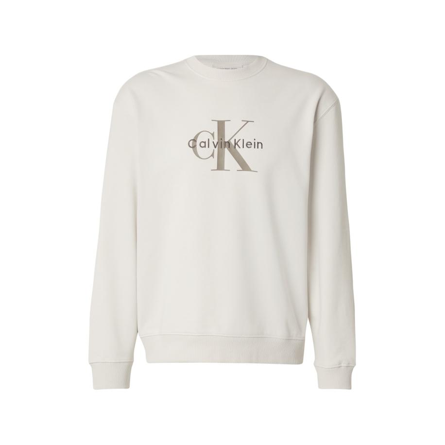 Calvin Klein Calvin Klein Jeans Sweatshirt donkerbeige / offwhite -