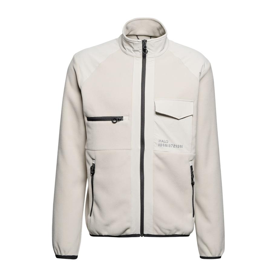 Halo HALO Fleece jas lichtgrijs / zwart -