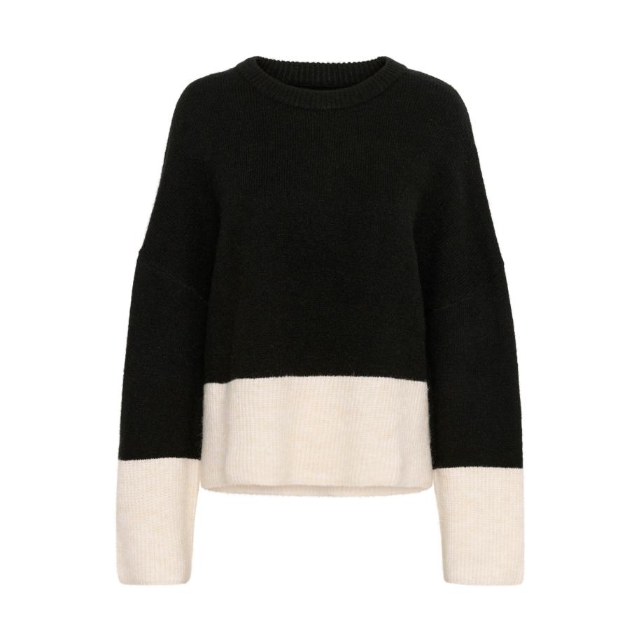 Culture CULTURE Trui beige / zwart -