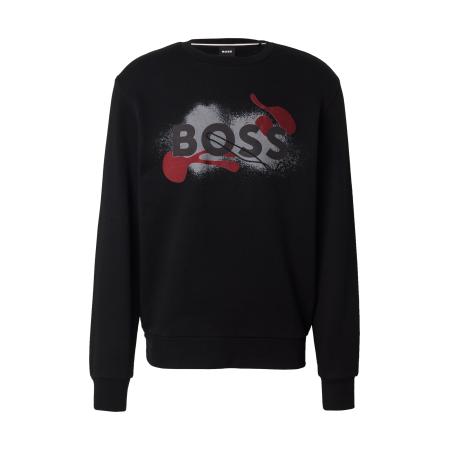 BOSS Sweatshirt C-Soleri 215 grijs / antraciet / bordeaux / zwart