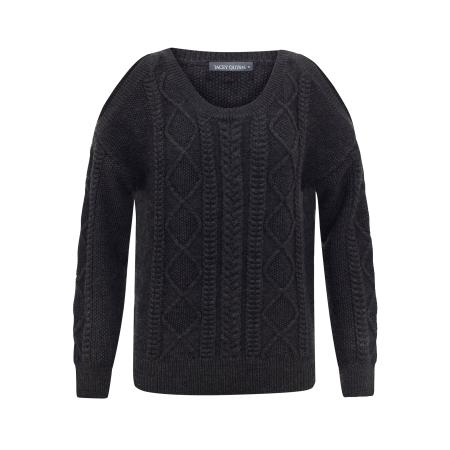 Jacey Quinn Jacey Quinn Trui antraciet / zwart