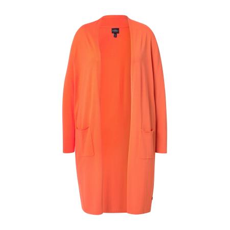 Ulla Popken Ulla Popken Gebreid vest mandarijn