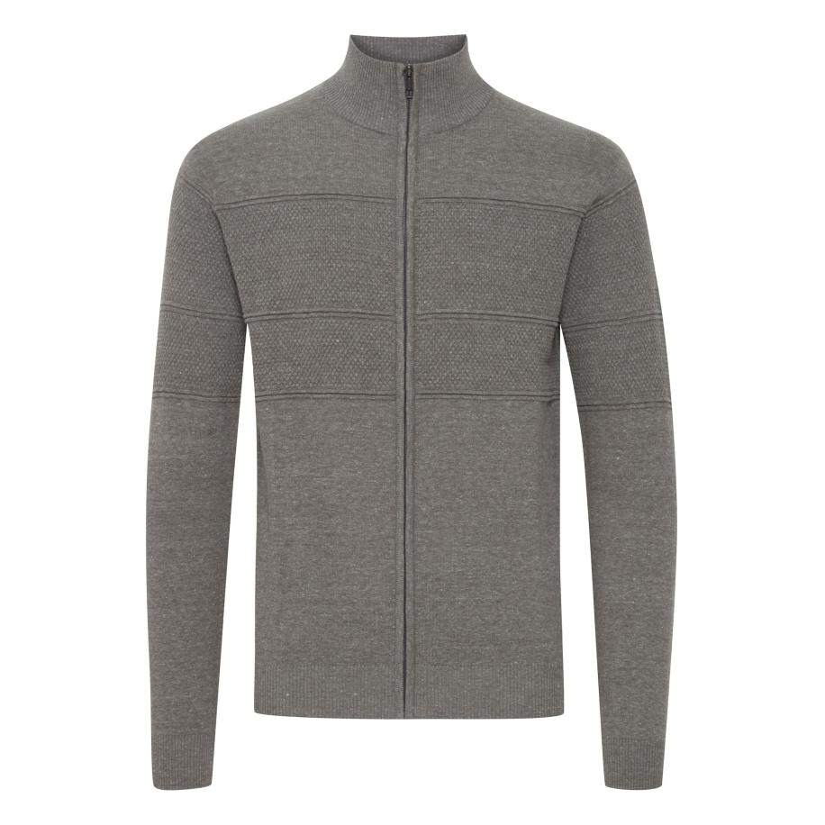 11 Project 11 Project Gebreid vest Yannik grijs -