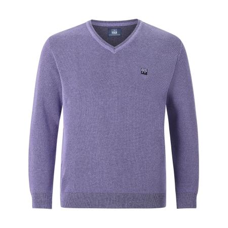 jan vanderstorm Jan Vanderstorm Trui Keimo lila gemêleerd