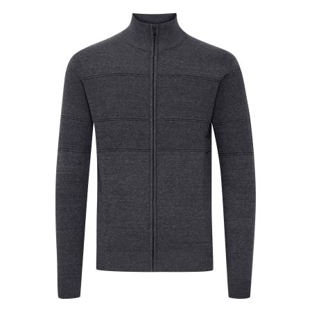 11 Project 11 Project Gebreid vest Yannik donkergrijs
