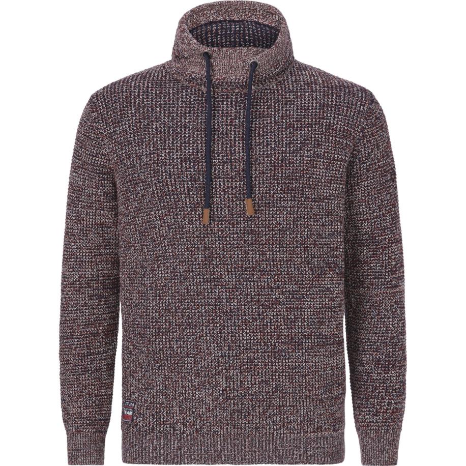 jan vanderstorm Jan Vanderstorm Trui Larno donkerrood / zwart / wit -