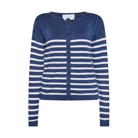 Usha usha BLUE LABEL Gebreid vest marine / wit