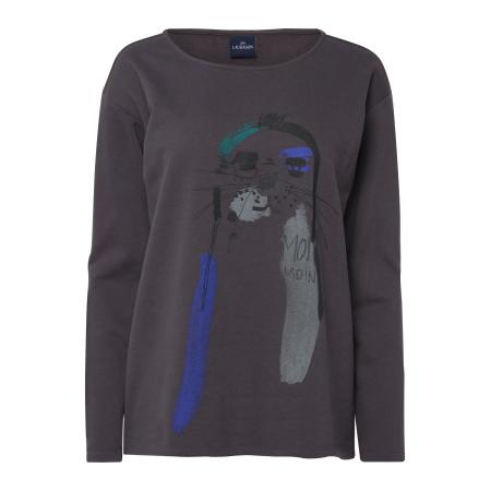 LAURASØN LAURASØN Sweatshirt blauw / grijs / donkergrijs