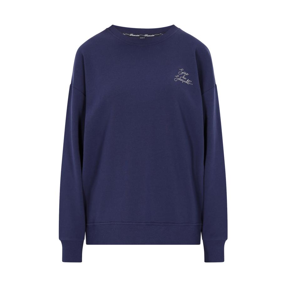 DreiMaster DreiMaster Vintage Sweatshirt marine / wit -