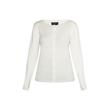 Usha usha BLACK LABEL Gebreid vest Nowles wit