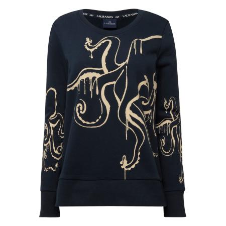 LAURASØN LAURASØN Sweatshirt beige / marine