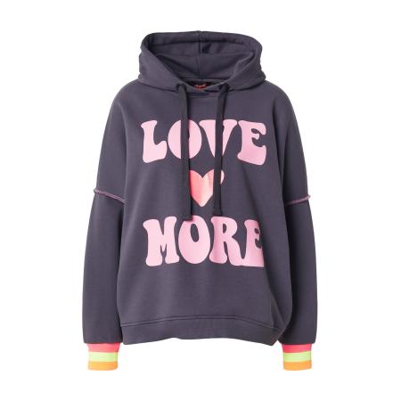 miss goodlife miss goodlife Sweatshirt Love More antraciet / rosa / framboos