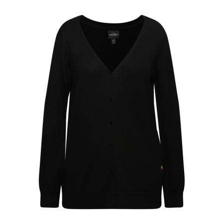 Ulla Popken Ulla Popken Gebreid vest zwart