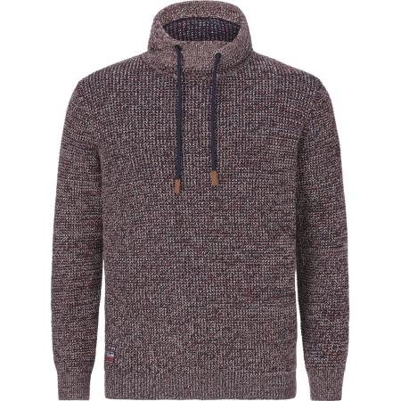 jan vanderstorm Jan Vanderstorm Trui Larno donkerrood / zwart / wit