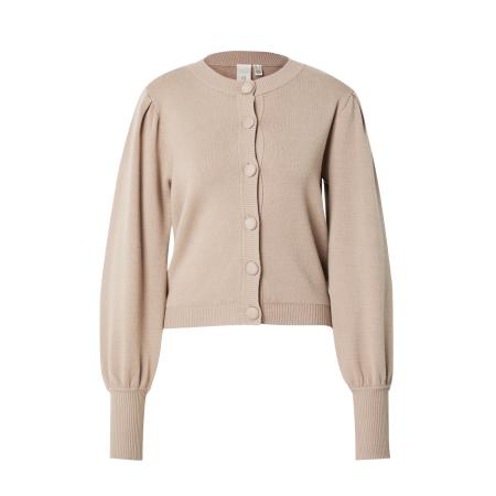 YAS YAS Gebreid vest YASFONNY lichtbruin