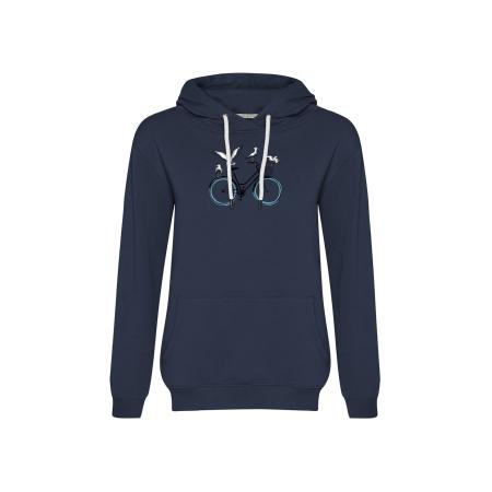 GreenBomb GREENBOMB Sweatshirt Bike Seagulls navy / zwart / wit