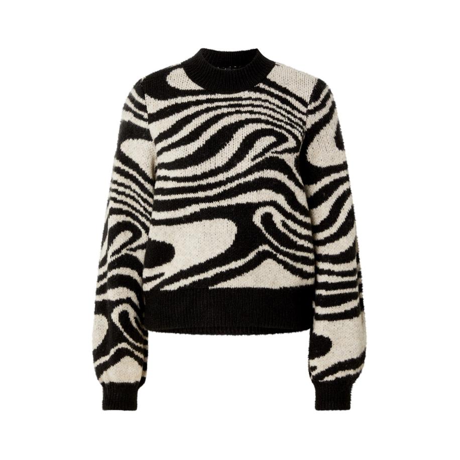 Only ONLY Trui ONLCECE beige / zwart -