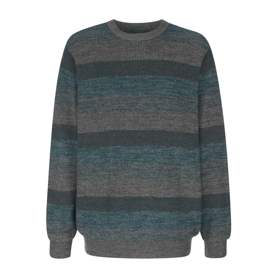 BABISTA Trui ronde halsgroen, Gestreept Groen