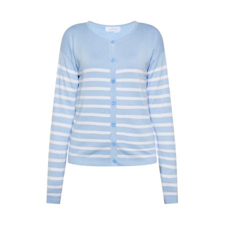 Usha usha BLUE LABEL Gebreid vest lichtblauw / wit