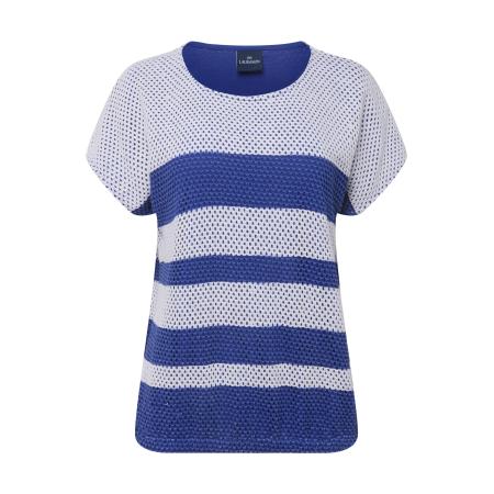 LAURASØN LAURASØN Trui violetblauw / wit