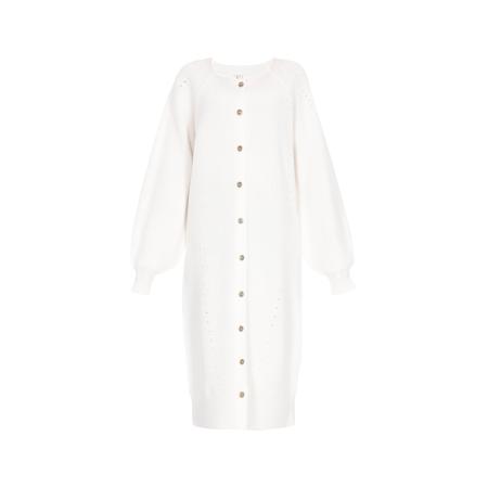 IZIA IZIA Gebreid vest offwhite