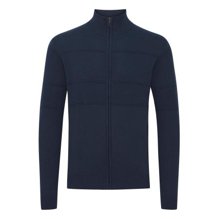 11 Project 11 Project Gebreid vest Yannik blauw / donkerblauw