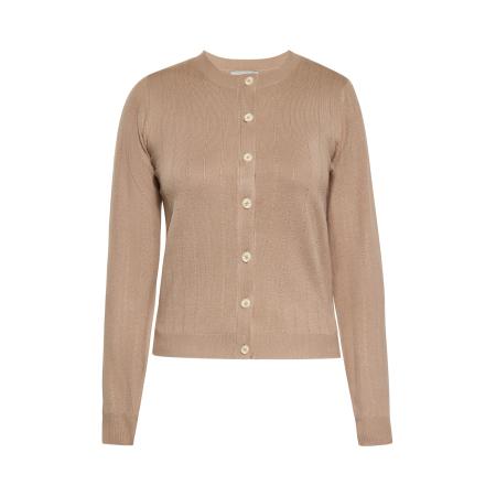 Usha Usha Gebreid vest chamois