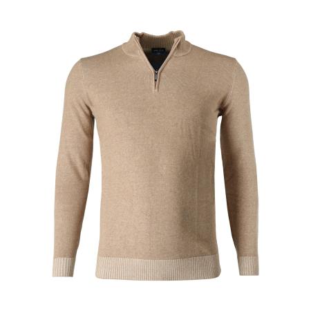 Marvelis Casual Trui ritssluiting, Effen