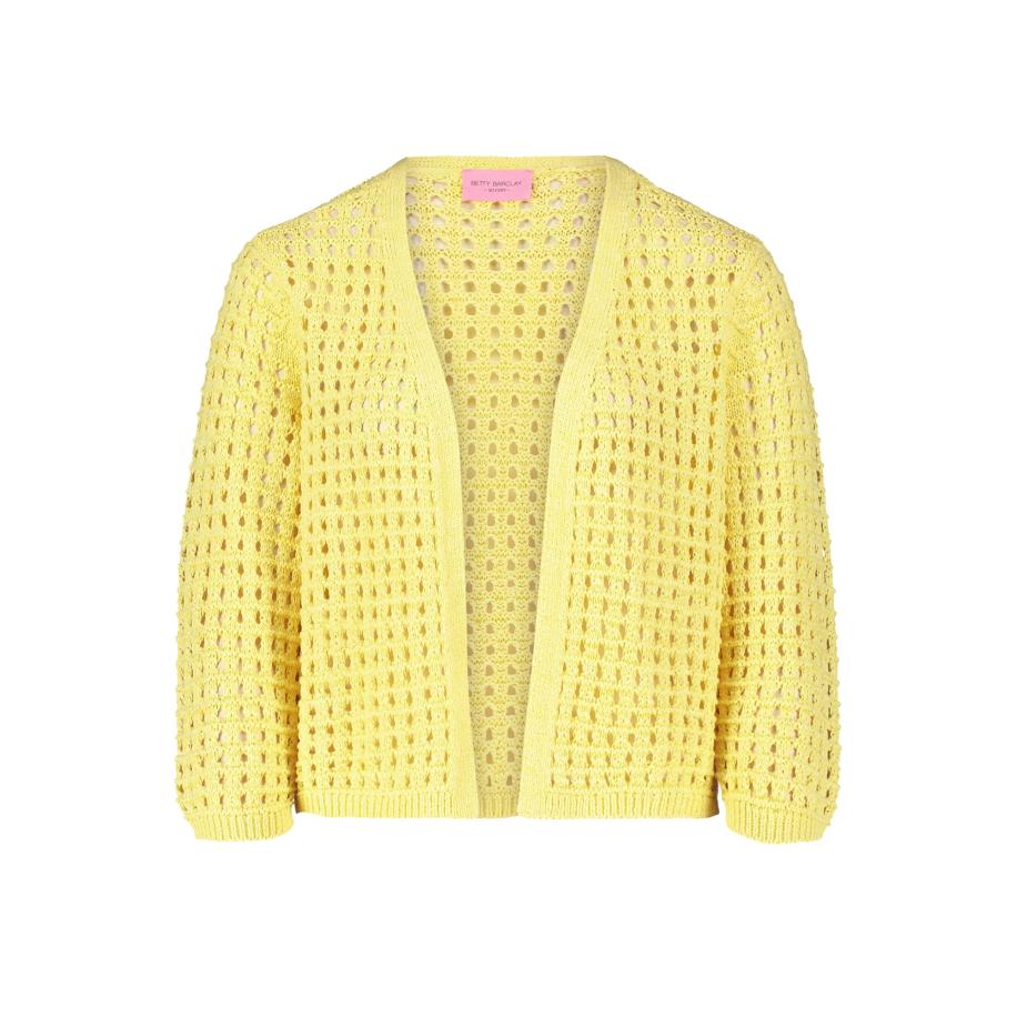 Betty Barclay Betty Barclay Gebreid vest geel -