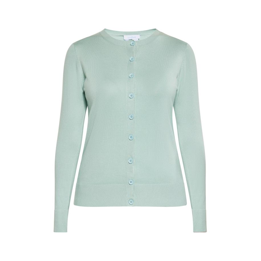 Usha usha BLUE LABEL Gebreid vest mintgroen -