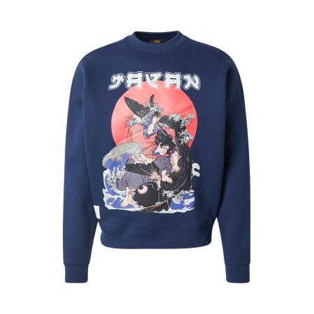 Alpha Industries ALPHA INDUSTRIES Sweatshirt Japan Warrior navy / grijs / rood / zwart