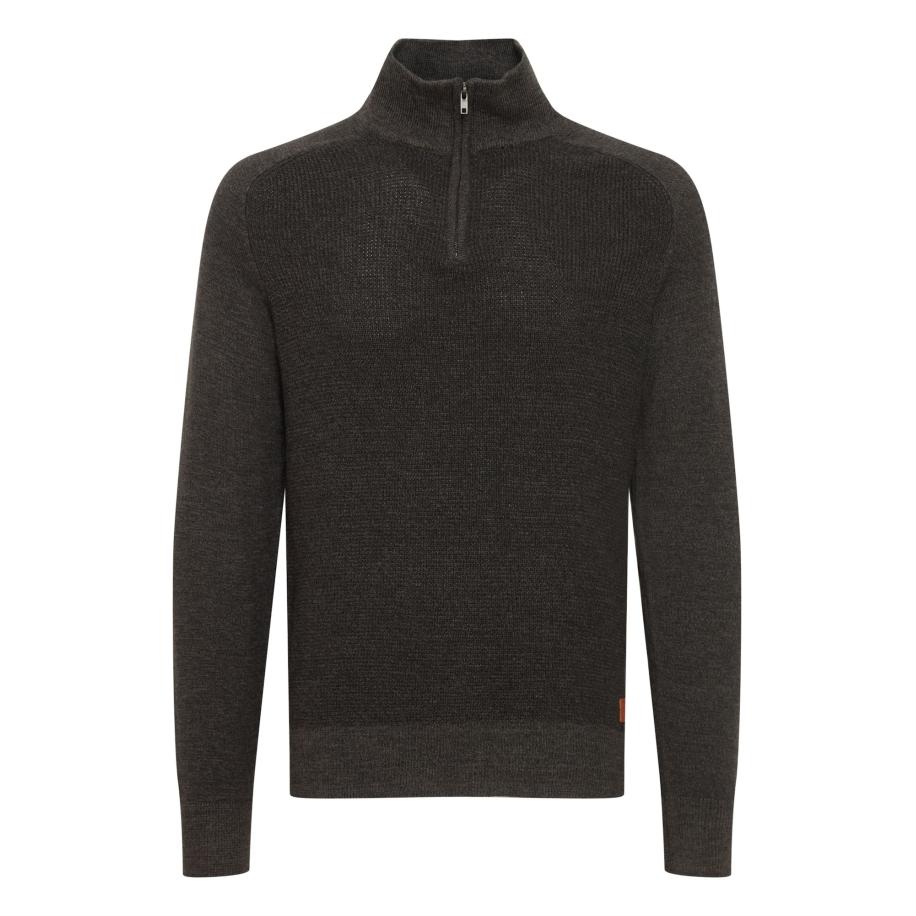 Blend BLEND Trui Ganbolf bruin / antraciet / zilvergrijs -