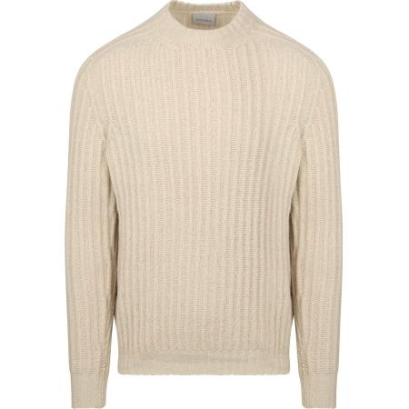 Suitable Pullover Boiled Wool Ecru