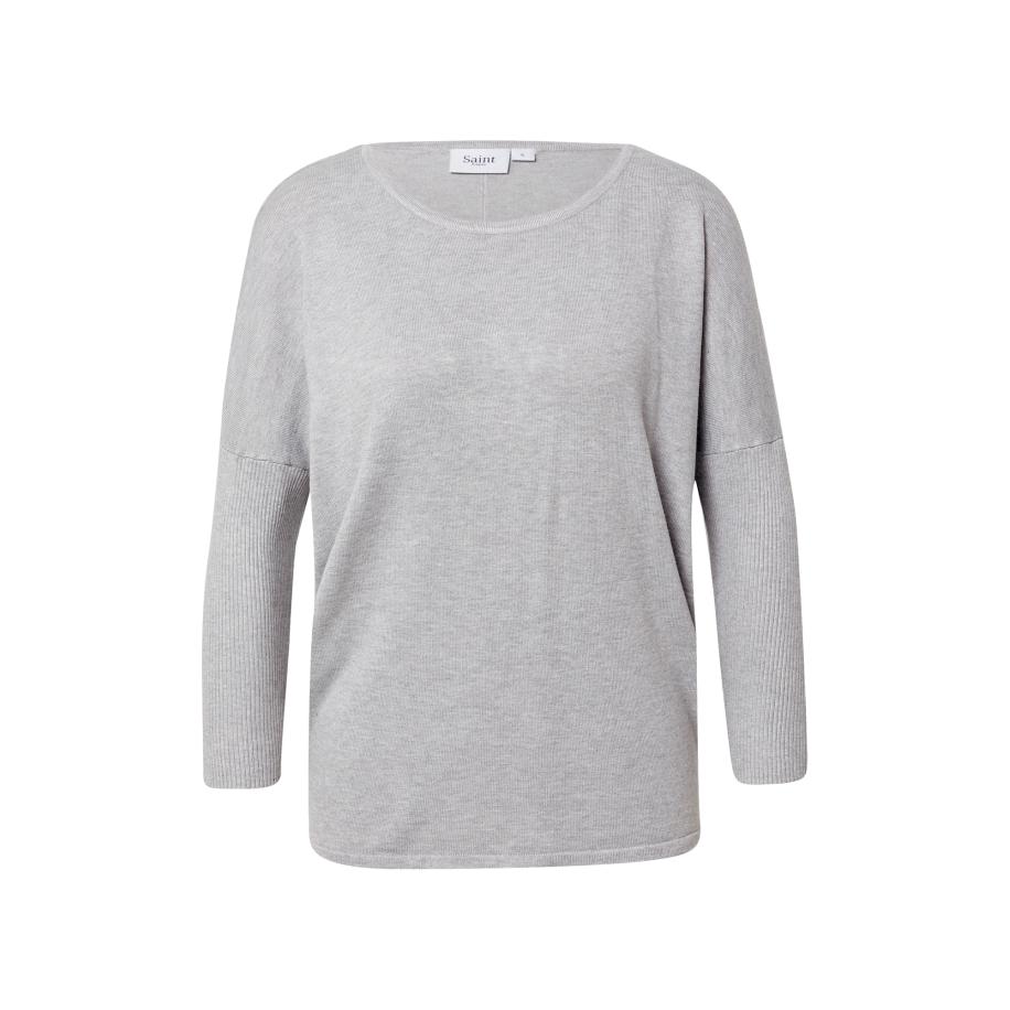 Saint Tropez SAINT TROPEZ Trui Mila lichtgrijs -