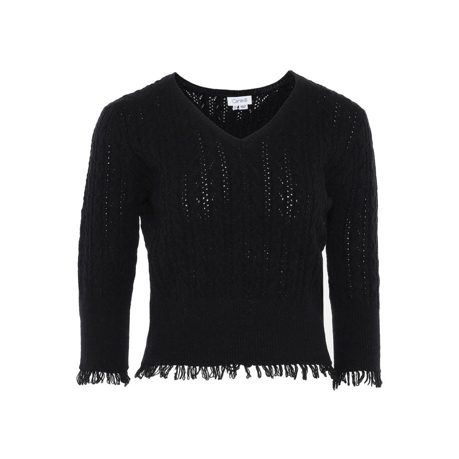 caneva Trui zwart Zwart