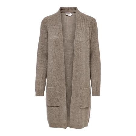 Only ONLY Gebreid vest Jade bruin