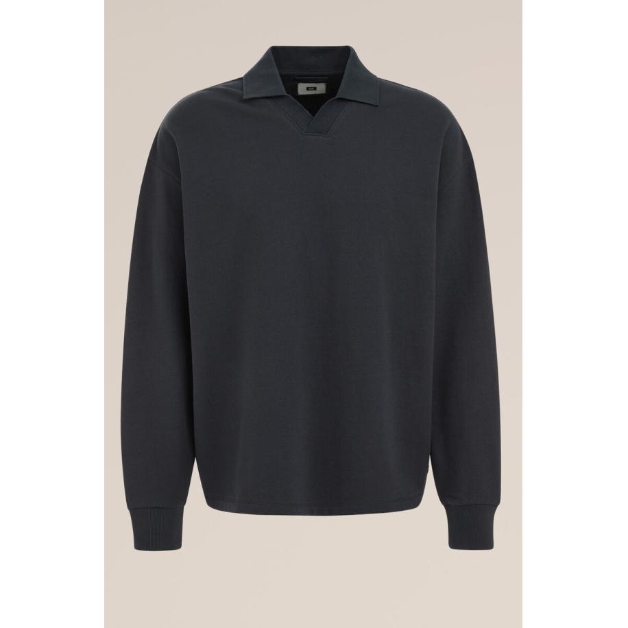 WE Fashion Heren regular fit sweater - Regular fit - Blauw - Katoen - Maat: XS Blauw