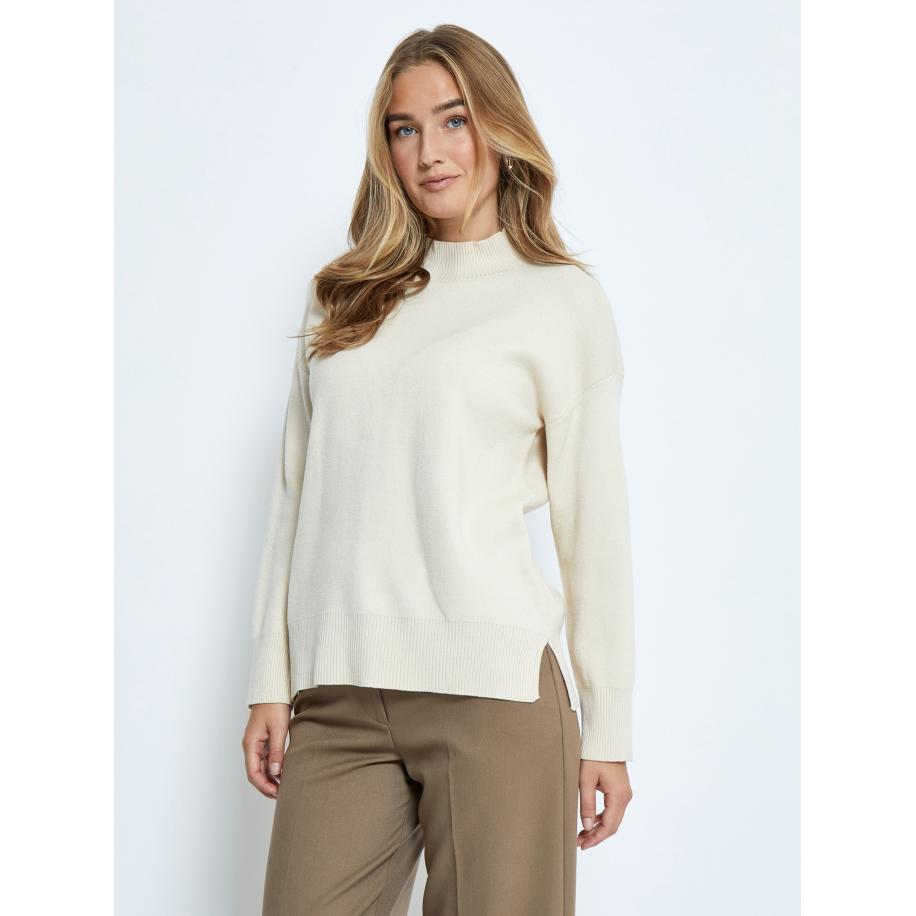 Peppercorn Peppercorn Trui Deb lichtgrijs -