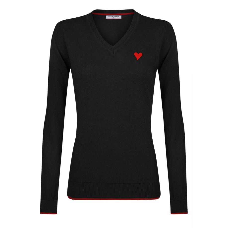 Felix Hardy Felix Hardy Trui rood / zwart -