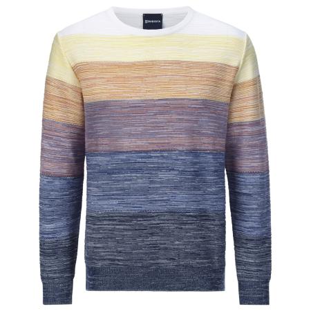 BABISTA BABISTA Trui Carieno blauw gemêleerd / geel / oranje