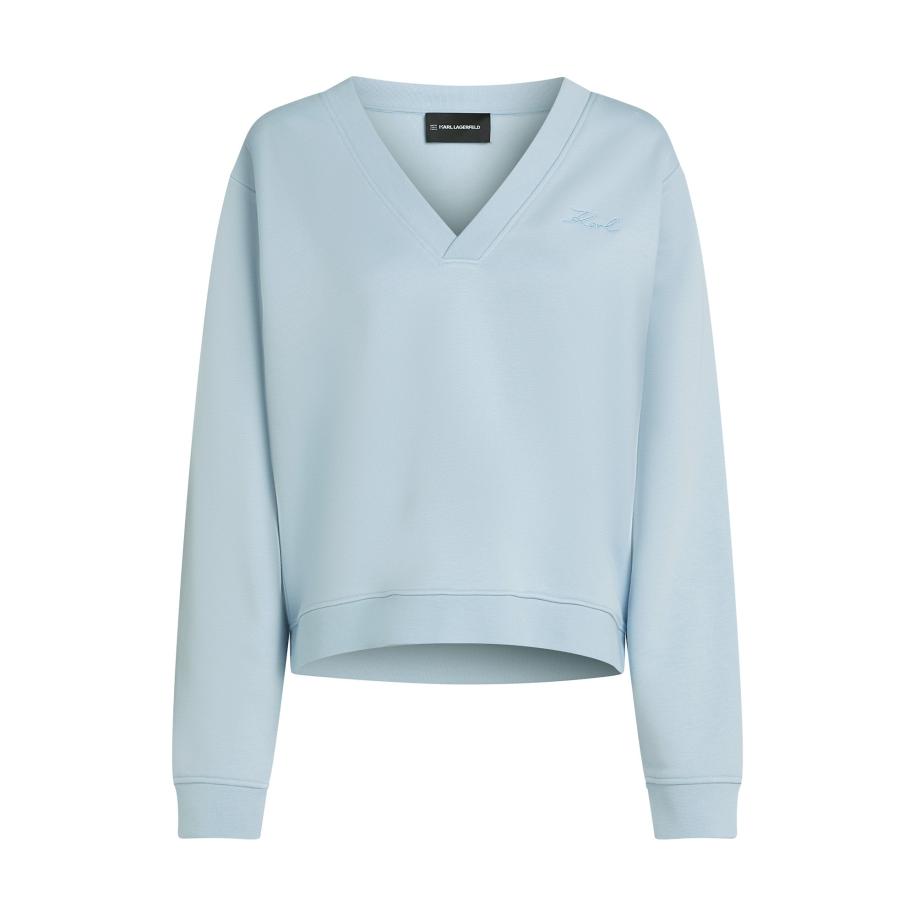 Karl Lagerfeld Karl Lagerfeld Sweatshirt lichtblauw -