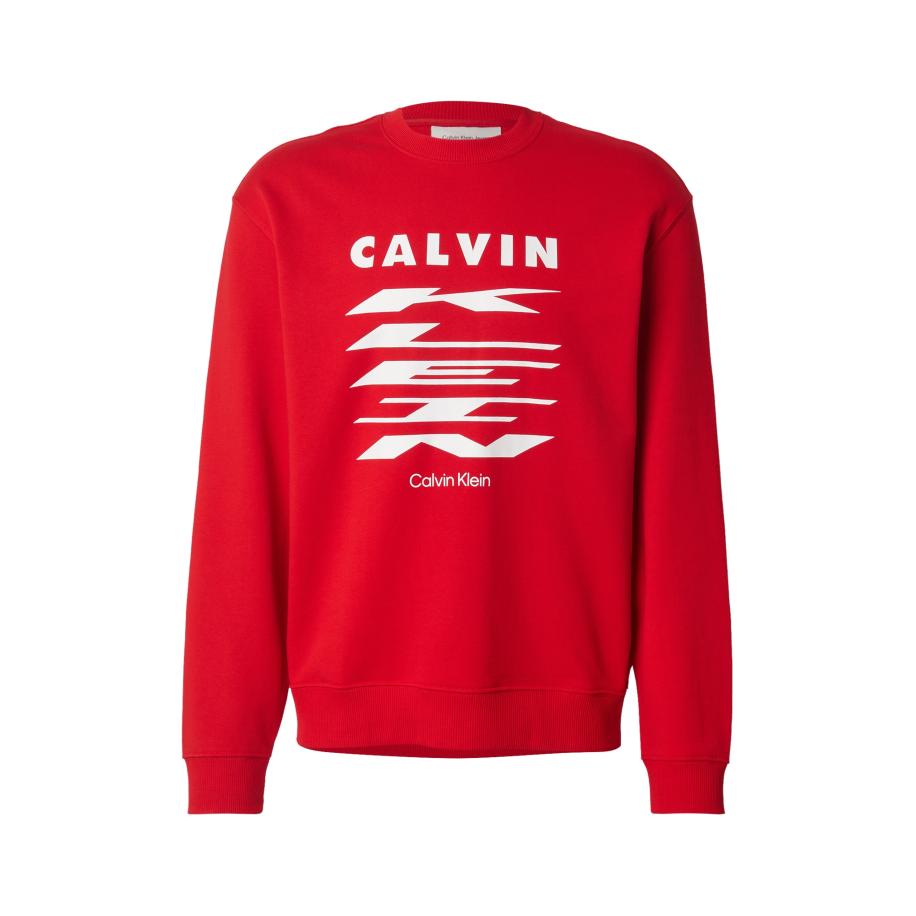 Calvin Klein Calvin Klein Jeans Sweatshirt rood / wit -