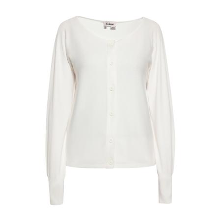 Sidona Sidona Gebreid vest wolwit