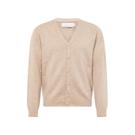 Casual Friday Casual Friday Gebreid vest Karl beige gemêleerd