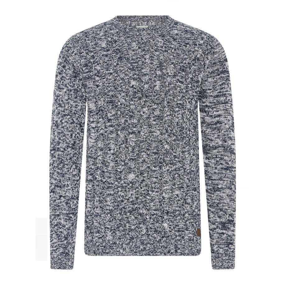 Solid !Solid Trui SDRicco blauw gemêleerd -