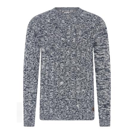 Solid !Solid Trui SDRicco blauw gemêleerd