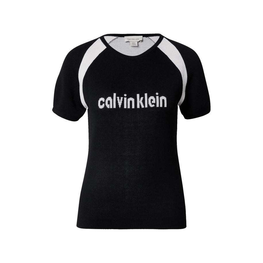 Calvin Klein Calvin Klein Jeans Trui zwart / wit -