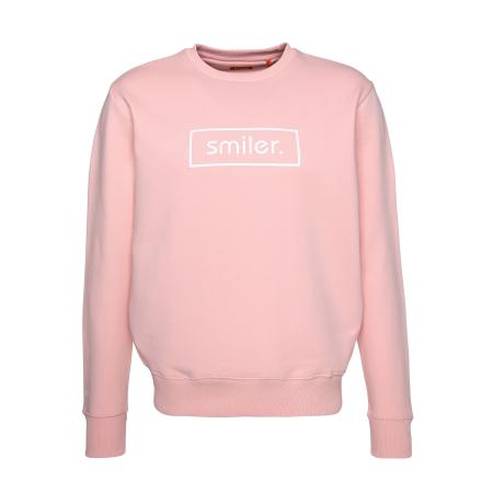 smiler. Trui Cuddle rosa / wit